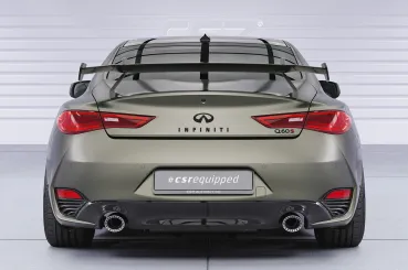 CSR Schwanenhals Heckflügel mit ABE für Infiniti Q60 / Q60S Coupe SHF014-D01-F