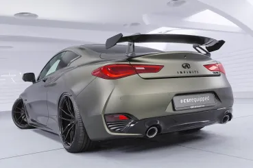 CSR Schwanenhals Heckflügel mit ABE für Infiniti Q60 / Q60S Coupe SHF014-D01-F