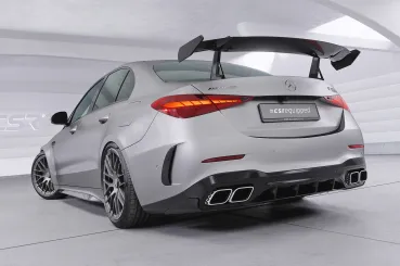 CSR Schwanenhals Heckflügel mit ABE für Mercedes-Benz C-Klasse (W206) Limousine SHF032-D02-F