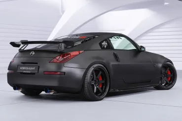 CSR Schwanenhals Heckflügel mit ABE für Nissan 350Z (Z33) Coupe SHF018-D01-F