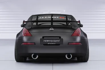 CSR Schwanenhals Heckflügel mit ABE für Nissan 350Z (Z33) Coupe SHF018-D01-F