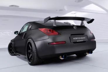 CSR Schwanenhals Heckflügel mit ABE für Nissan 350Z (Z33) Coupe SHF018-D02-F