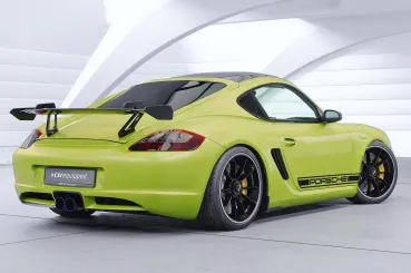 CSR Schwanenhals Heckflügel mit ABE für Porsche Cayman 987c SHF029-D01-F