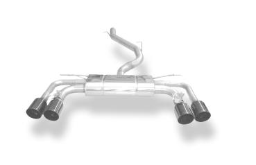 Fox passend für Cupra Ateca/ Seat Ateca Cupra 4x4 - 5FP Halbanlage ab Kat - 2x100 Typ 25 rechts/links Schwarz emalliert - mit 2 elektronischen Klappen  SE100035-294S