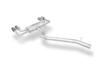 Fox passend für Cupra Ateca/ Seat Ateca Cupra 4x4 - 5FP Halbanlage ab Kat - 2x100 Typ 25 rechts/links Schwarz emalliert - mit 2 elektronischen Klappen  SE100035-294S