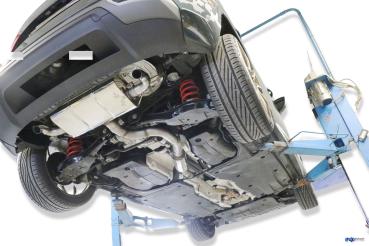 Fox passend für Seat Ateca 5FP - 4x4 Facelift Endschalldämpfer quer Ausgang rechts/links - Endrohre hinter der Stoßstange SE100075-DI