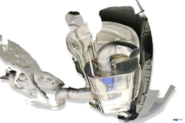 Fox passend für Seat Ateca 5FP - 4x4 Facelift Endschalldämpfer quer Ausgang rechts/links - Endrohre hinter der Stoßstange SE100075-DI