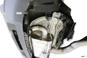 Fox passend für Seat Ateca 5FP - 4x4 Facelift Endschalldämpfer quer Ausgang rechts/links - Endrohre hinter der Stoßstange SE100075-DI