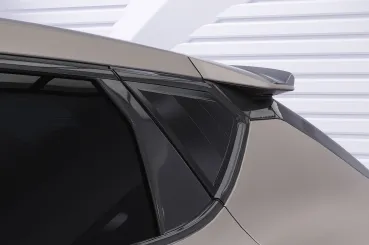CSR Seitenscheibenblenden mit ABE für Kia EV6 SSB028-S Strukturiert schwarz matt (keine Lackierung erforderlich)