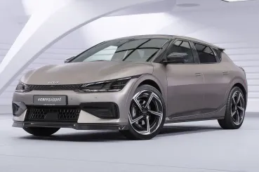 CSR Seitenscheibenblenden mit ABE für Kia EV6 SSB028-L Lackierung erforderlich