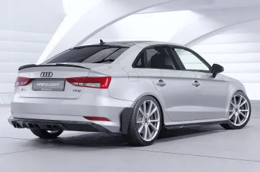 CSR Seitenschweller mit ABE für Audi A3 8V Limo SS588-S Strukturiert schwarz matt (keine Lackierung erforderlich)