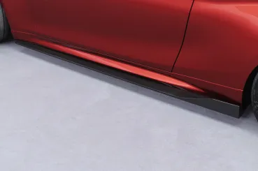 CSR Seitenschweller mit ABE für BMW M2 F87 SS553-G Glossy schwarz Hochglanz (keine Lackierung erforderlich)