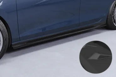 CSR Seitenschweller mit ABE mattschwarz für VW Golf 8 Variant SS605-S strukturiert schwarz matt (keine Lackierung erforderlich)