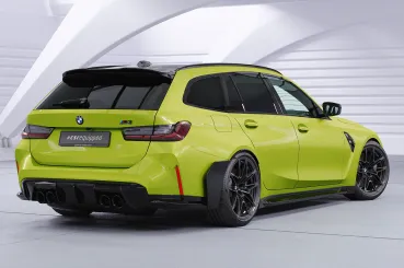 CSR Side Blades / Side Spats mit ABE für BMW M3 G81 BL008-G Glossy schwarz Hochglanz (keine Lackierung erforderlich)