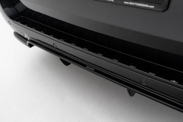 Maxton Design Diffusor Heck Ansatz für Mercedes-Benz V-Klasse AMG-Line W447 Facelift schwarz Hochglanz