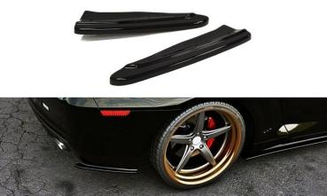 Maxton Design Heck Ansatz Flaps Diffusor für Chevrolet Camaro SS / Standard Mk5 schwarz Hochglanz