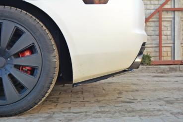 Maxton Design Heck Ansatz Flaps Diffusor für CHEVROLET CAMARO V SS - EU, US VERSION (vor Facelift) Carbon Look