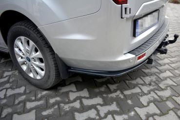 Maxton Design Heck Ansatz Flaps Diffusor für Ford Transit Custom Mk1 FL schwarz Hochglanz