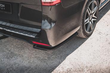 Maxton Design Heck Ansatz Flaps Diffusor V.1 für Mercedes-Benz V-Klasse AMG-Line W447 Facelift schwarz Hochglanz