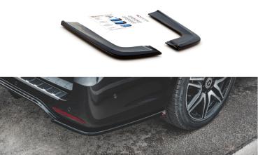 Maxton Design Heck Ansatz Flaps Diffusor V.2 für Mercedes-Benz V-Klasse AMG-Line W447 Facelift schwarz Hochglanz