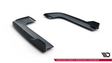 Maxton Design Heck Ansatz Flaps Diffusor V.3 für Mercedes-Benz V-Klasse AMG-Line W447 Facelift schwarz Hochglanz