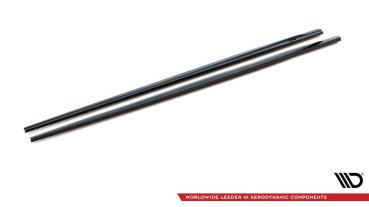 Maxton Design Seitenschweller Ansatz für BMW 2 M-Paket F22 schwarz Hochglanz