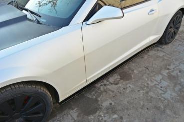 Maxton Design Seitenschweller Ansatz für CHEVROLET CAMARO V SS - US, EU VERSION (vor Facelift) Carbon Look