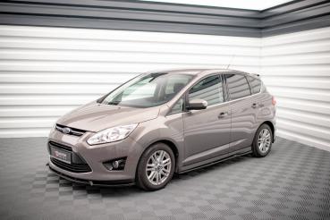 Maxton Design Seitenschweller Ansatz für Ford C-Max Mk2 schwarz Hochglanz