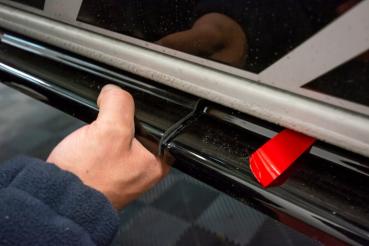 Maxton Design Seitenschweller Ansatz für VW T6 schwarz Hochglanz