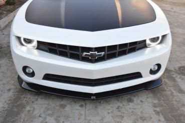 Maxton Design Front Ansatz für Chevrolet Camaro Standard Mk5 schwarz Hochglanz
