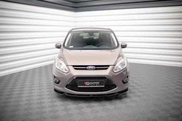 Maxton Design Front Ansatz für Ford C-Max Mk2 schwarz Hochglanz