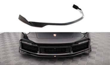 Maxton Design Front Ansatz für Porsche 911 Turbo S 992 schwarz Hochglanz