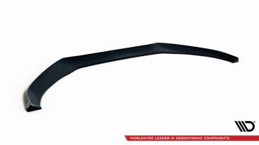 Maxton Design Front Ansatz V.1 für Audi A4 S-Line / S4 B8 Facelift schwarz Hochglanz