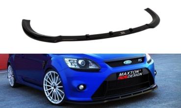Maxton Design Front Ansatz V.1 für Ford Focus RS Mk2 schwarz Hochglanz