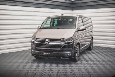 Maxton Design Front Ansatz V.1 für VW T6.1 schwarz Hochglanz