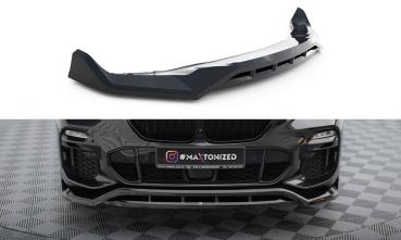 Maxton Design Front Ansatz V.2 für BMW X5 M-Paket G05 schwarz Hochglanz