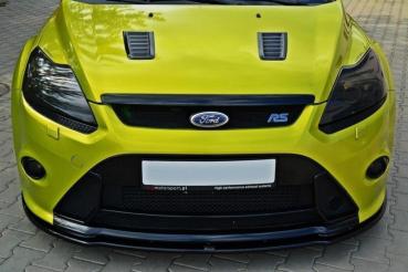 Maxton Design Front Ansatz V.2 für Ford Focus RS Mk2 schwarz Hochglanz