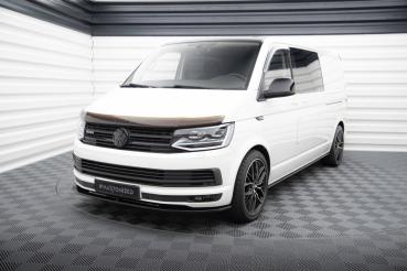 Maxton Design Front Ansatz V.2 für VW T6 schwarz Hochglanz