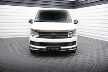 Maxton Design Front Ansatz V.2 für VW T6 schwarz Hochglanz