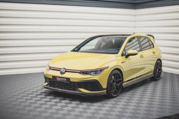 Maxton Design Front Ansatz V.3 für VW Golf GTI Clubsport Mk8 schwarz Hochglanz