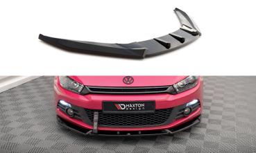 Maxton Design Front Ansatz V.3 für VW Scirocco Mk3 schwarz Hochglanz