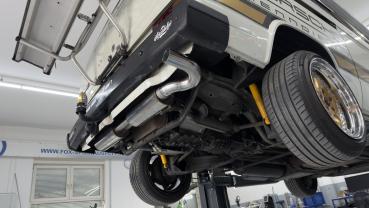 Fox passend für VW Bus T3 Endschalldämpfer - 1x63 scharfkantig VW136005-004