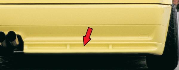 Rieger Heckansatz langes Teil rechts für VW Corrado (53I) ABS schwarz matt (Lackierung erforderlich) K 00020035