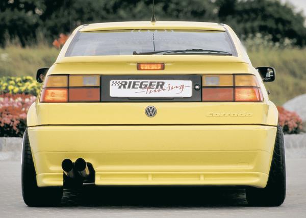 Rieger Heckansatz langes Teil rechts für VW Corrado (53I) ABS schwarz matt (Lackierung erforderlich) K 00020035