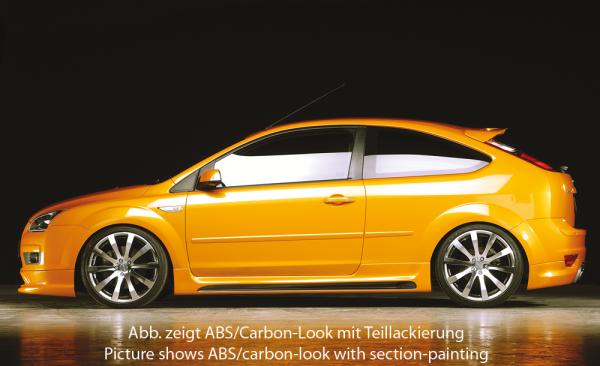 Rieger Seitenschweller rechts für Ford Focus 2 ABS schwarz matt (Lackierung erforderlich) Y 00034135