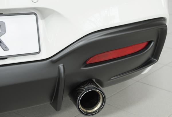 Rieger Heckeinsatz für BMW 1er F21 (1K2) ABS schwarz matt (Lackierung erforderlich) Y 00035066