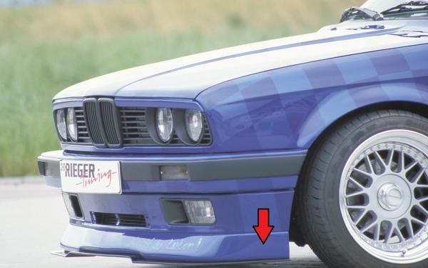 Rieger Spoilerlippe (E30 RT01) für BMW 3er E30 ABS schwarz matt (Lackierung erforderlich) Y 00038011