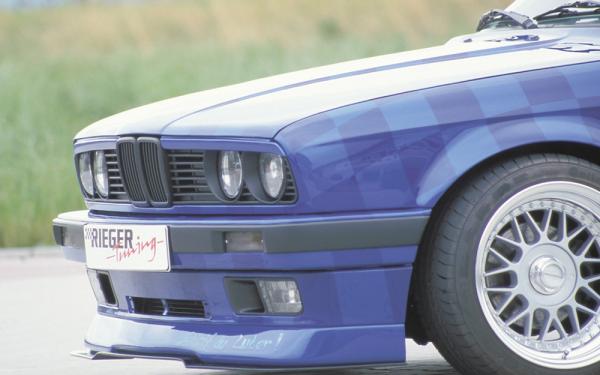 Rieger Spoilerlippe (E30 RT01) für BMW 3er E30 ABS schwarz matt (Lackierung erforderlich) Y 00038011