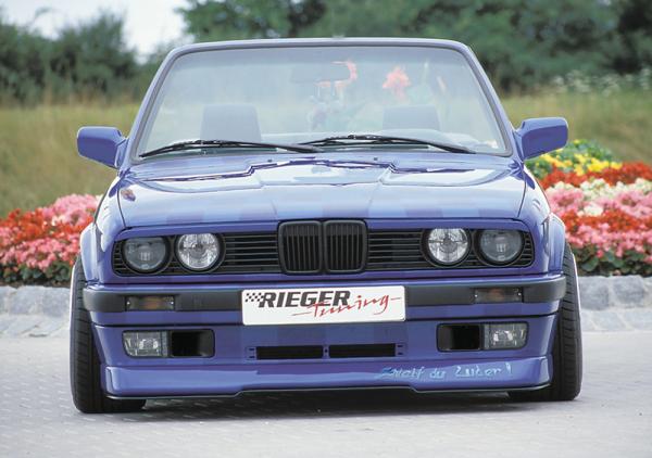 Rieger Spoilerlippe (E30 RT01) für BMW 3er E30 ABS schwarz matt (Lackierung erforderlich) Y 00038011