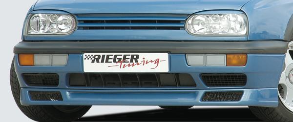 Rieger Spoilerlippe für VW Golf 3 ABS schwarz matt (Lackierung erforderlich) Y 00042011